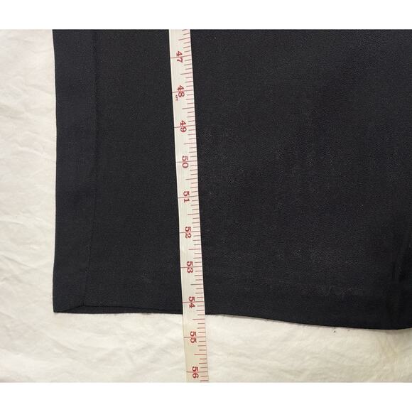 Black Satin Sleeveless Jumpsuit Vintage Formal Event Whimsigoth Women's Size 9 - Picture 11 of 12